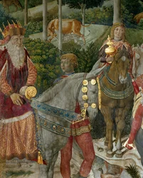 De aanbidding van de Wijzen (fresco)