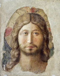 De Verlosser, door Benozzo Gozzoli, fresco