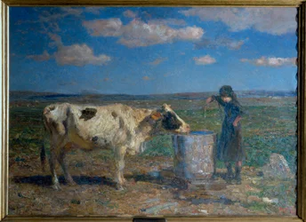 Middag op de hoge vlakken (schilderij)