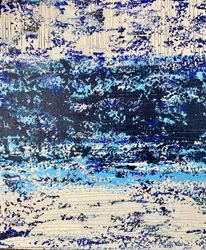 Blauwe golven met textuur