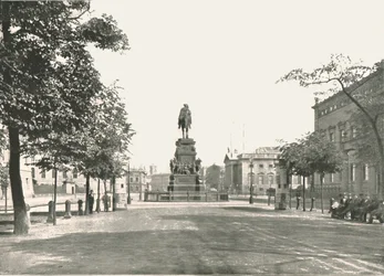 Standbeeld van Frederik de Grote, Unter Den Linden, Berlijn, Duitsland, 1895