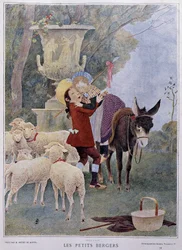Kleine herders - Door Boutet de Monvel, begin 20e eeuw