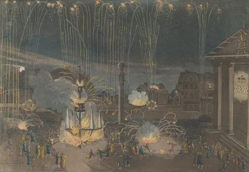 Een perfecte beschrijving van het vuurwerk in Covent Garden