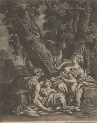 Een Satyr Familie