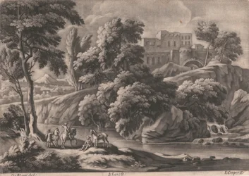 Landschap met kasteel
