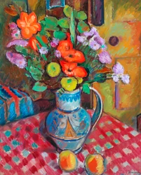 Bloemen in een pot