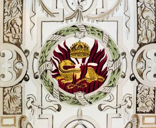 Salamander (insigne van Frans I) door Bernard Palissy