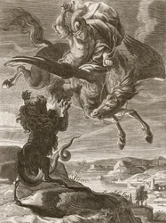 Bellerophon vecht tegen de Chimaera, 1731