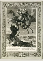 Bellerophon vecht tegen de Chimera