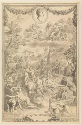 Ontwerp voor een titelblad van Ovidius