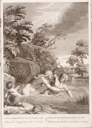 Salmacis en Hemaphroditus Verenigd in Eén Lichaam, 1731