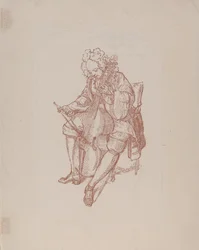 De basvioolspeler, 1707