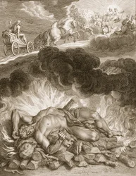 De dood van Hercules, 1731