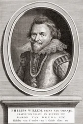 Portret van Filips Willem, Prins van Oranje (1554-1618)