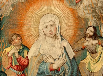 Vlaams wandtapijt. Lijden van Jezus (Pasión de Cristo o Pasión del Señor Pentecostés). Nationaal Erfgoed (Patrimonio Nacional), inv. 10005817.