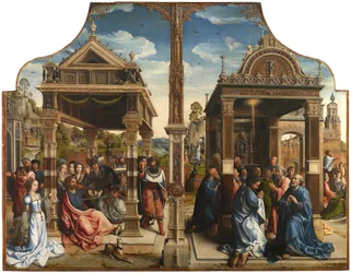 Altaarstuk van de heiligen Thomas en Matthias, ca. 1510-1520