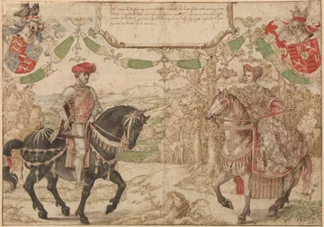 Graaf Jan Johann IV van Nassau en zijn vrouw Maria, gravin van Loon en Heinsberg, ca. 1530