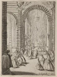 Interieur van een kerk