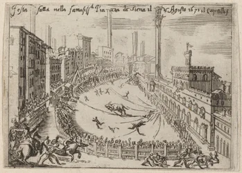 Het plein, Siena