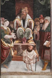 Detail van Het Martelaarschap van Sint-Catharina