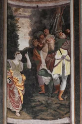 Detail van de Martelaarschap van Sint-Catharina