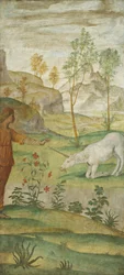 Procris en de Eenhoorn, ca. 1520-1522 (fresco)