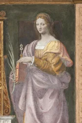 Sint Lucia, ca. 1522-25 (detail)