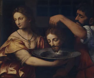 Salome ontvangt het hoofd van Johannes de Doper