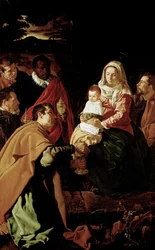 De aanbidding van de wijzen, c.1619