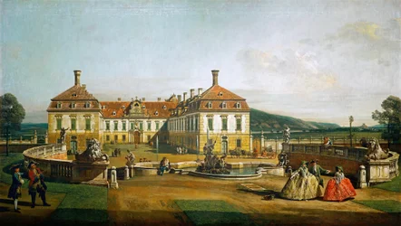 Het keizerlijke Lustslot Schlosshof, Ehrenhofzijde