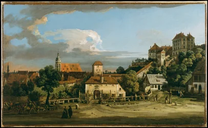 Pirna: de Obertor vanuit het zuiden