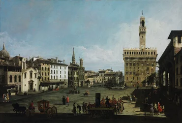 Het Piazza della Signoria in Florence