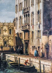 De Rio dei Mendicanti en de Scuola di San Marco (olieverf op doek)