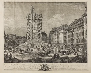 De Ruïnes van de Oude Kreuzkirche, Dresden