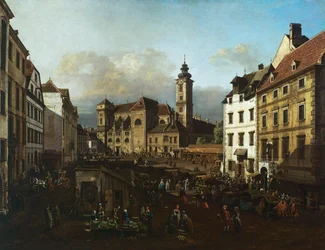 Freyung Plein vanuit het zuidoosten