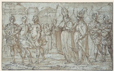 Processie naar de Olijfberg