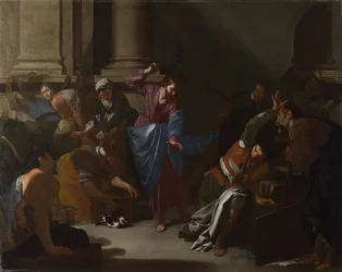 Christus verdrijft de handelaars uit de tempel, ca. 1645
