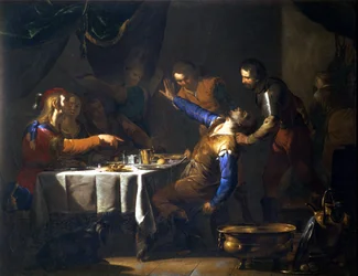 De moord op Amnon door zijn broer Absalom