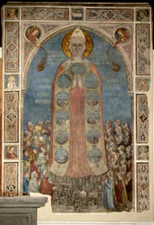 Madonna della Misericordia door Bernardo Daddi (1290-1350)
