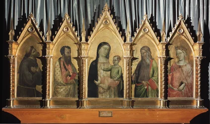 Maagd en kind met heiligen Franciscus, Bartholomeus, Johannes en Catharina van Alexandrië