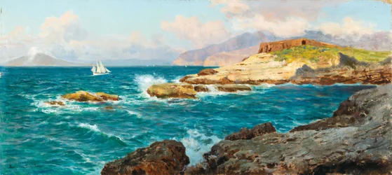 Duits: Zeilschepen voor de kust van Capri