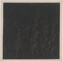 Blad 8 uit De Triomfen van Caesar, naar Mantegna, 1599