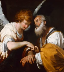 Sint Pieter bevrijd door een engel, ca. 1635 (olieverf op doek)