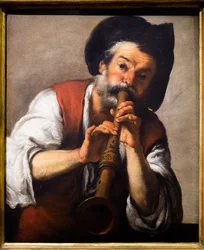 De doedelzakspeler, ca. 1624-1625 (Olieverf op doek)