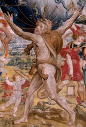 De Sferen. Hercules ondersteunt de hemelsfeer
