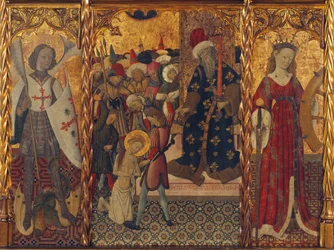Sint Michaël, Martelaarschap van Sint Eulalia en Sint Catharina