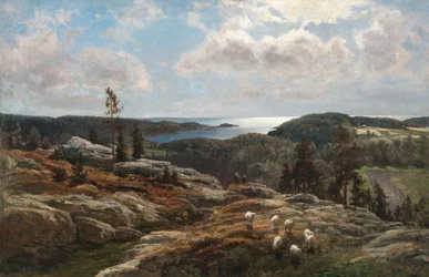 Uitzicht op Ladoga