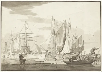 Lossen van aangemeerde schepen