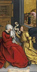 De annunciatie aan Sint Anna, ca. 1505-1510