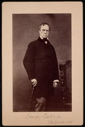Portret van George Catlin 1796-1872, ca. 1867